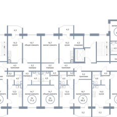 Квартира 64,2 м², 2-комнатная - изображение 2