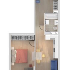 Квартира 44,1 м², 1-комнатная - изображение 3