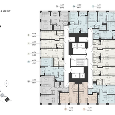 Квартира 33,8 м², 1-комнатная - изображение 3