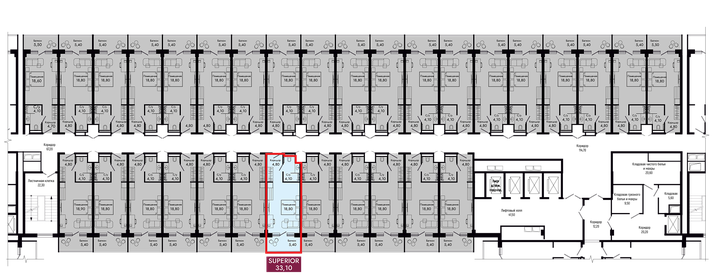 Квартира 33,1 м², студия - изображение 2