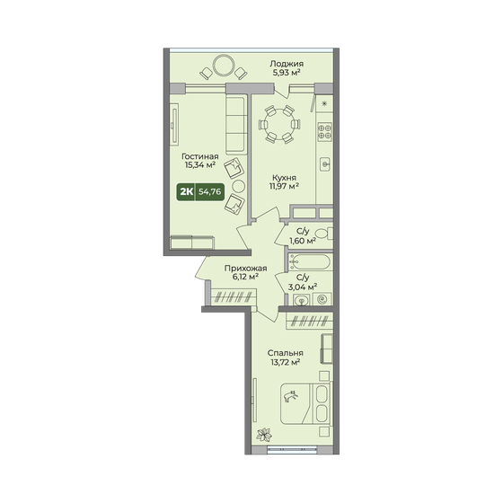 73,7 м², 3-комнатная квартира 11 575 610 ₽ - изображение 8
