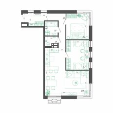 Квартира 65,8 м², 3-комнатная - изображение 3