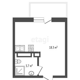 Квартира 27 м², студия - изображение 1
