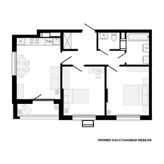 Квартира 58,4 м², 2-комнатная - изображение 2