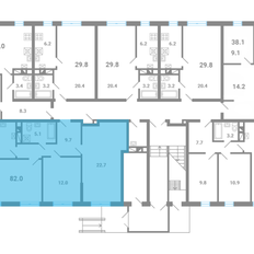 Квартира 82 м², 3-комнатная - изображение 2