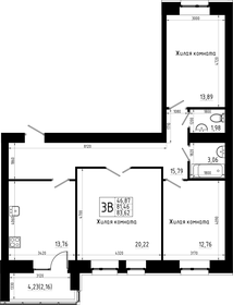 Квартира 83,6 м², 3-комнатная - изображение 1