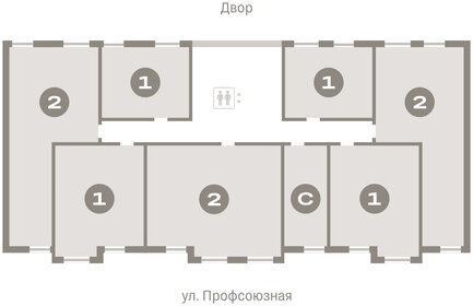 Квартира 71,1 м², 2-комнатная - изображение 2