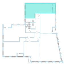 Квартира 56 м², 1-комнатная - изображение 3