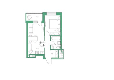 23,9 м², квартира-студия 4 350 000 ₽ - изображение 92