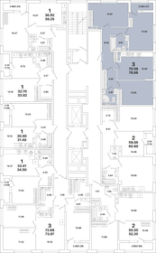 Квартира 79,9 м², 3-комнатная - изображение 2