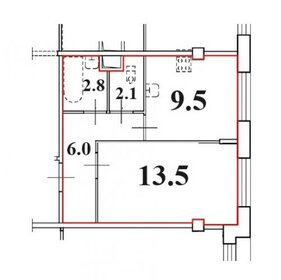 Квартира 34 м², 1-комнатная - изображение 1