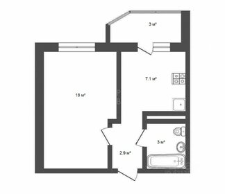 Квартира 30,4 м², 1-комнатная - изображение 1