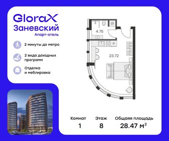 Квартира 27,7 м², студия - изображение 1