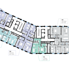 Квартира 135,1 м², 3-комнатная - изображение 2