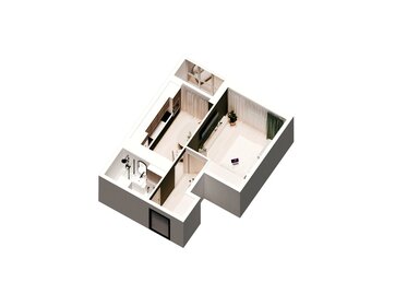 Квартира 32,8 м², 1-комнатная - изображение 3