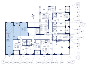 Квартира 88 м², 1-комнатная - изображение 2