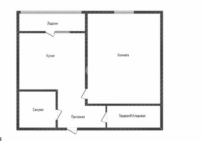 Квартира 33,3 м², 1-комнатная - изображение 1