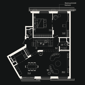 Квартира 174 м², 6-комнатная - изображение 1