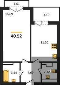 38,9 м², 1-комнатная квартира 5 402 930 ₽ - изображение 28