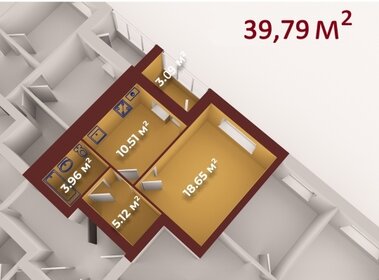 61,2 м², 3-комнатная квартира 3 800 000 ₽ - изображение 37