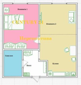 Квартира 31,6 м², 2-комнатная - изображение 1