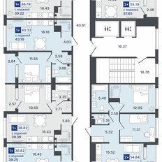 Квартира 54,8 м², 2-комнатная - изображение 2