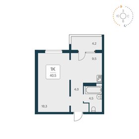 37 м², 1-комнатная квартира 4 500 000 ₽ - изображение 44
