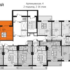 Квартира 64,7 м², 3-комнатная - изображение 2
