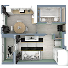 Квартира 39,1 м², 1-комнатная - изображение 4