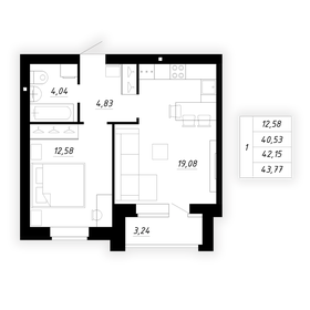 31,9 м², 1-комнатная квартира 4 200 000 ₽ - изображение 75