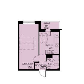 34 м², 1-комнатная квартира 5 770 800 ₽ - изображение 48