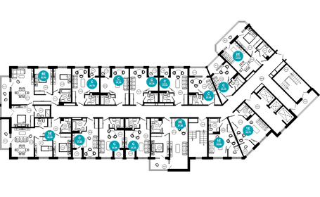 Квартира 59,9 м², 3-комнатные - изображение 2