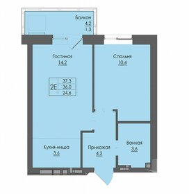 32,7 м², 2-комнатная квартира 4 739 000 ₽ - изображение 31