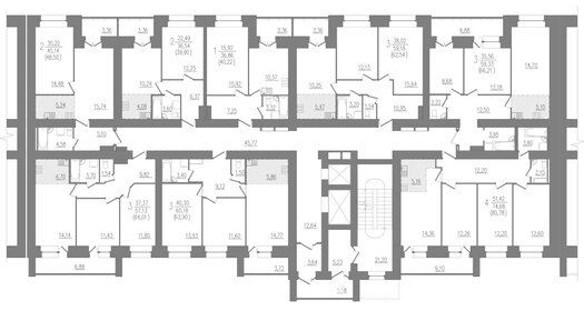 63,5 м², 2-комнатная квартира 4 590 000 ₽ - изображение 47