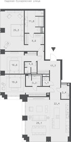 Квартира 165,3 м², 2-комнатная - изображение 1