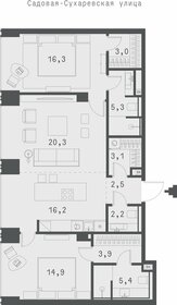 53 м², 2-комнатная квартира 19 900 000 ₽ - изображение 104