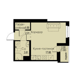 26,1 м², квартира-студия 4 150 000 ₽ - изображение 64