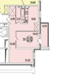 60 м², 2-комнатная квартира 6 000 000 ₽ - изображение 69