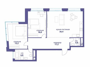 95,5 м², 3-комнатная квартира 35 000 000 ₽ - изображение 69