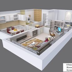 Квартира 61 м², 2-комнатная - изображение 4