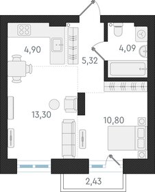 60 м², 2-комнатная квартира 5 750 000 ₽ - изображение 71
