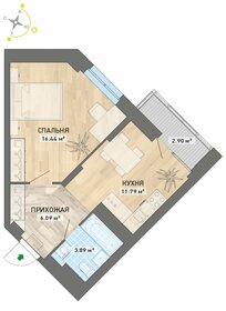 Квартира 41,1 м², 1-комнатная - изображение 1