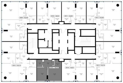 Квартира 44,5 м², 1-комнатная - изображение 3