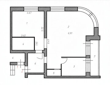Квартира 97,5 м², 2-комнатная - изображение 1