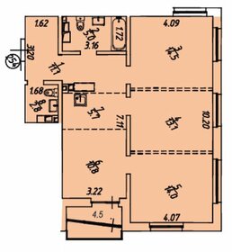 Квартира 81,5 м², 4-комнатная - изображение 1