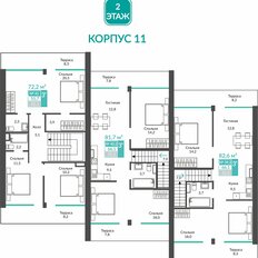 Квартира 81,7 м², студия - изображение 2