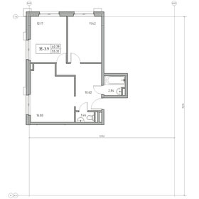 55,9 м², 2-комнатная квартира 13 960 000 ₽ - изображение 81