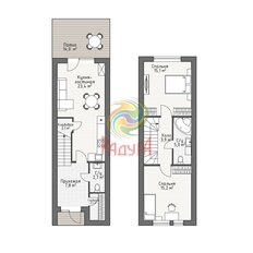 Квартира 79,6 м², 2-комнатная - изображение 4