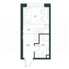 Квартира 20,2 м², студия - изображение 3