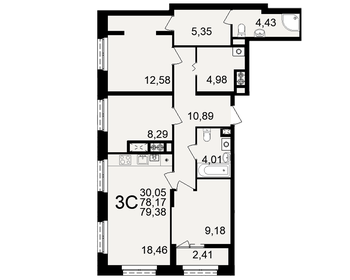 135 м², 4-комнатная квартира 12 000 000 ₽ - изображение 83